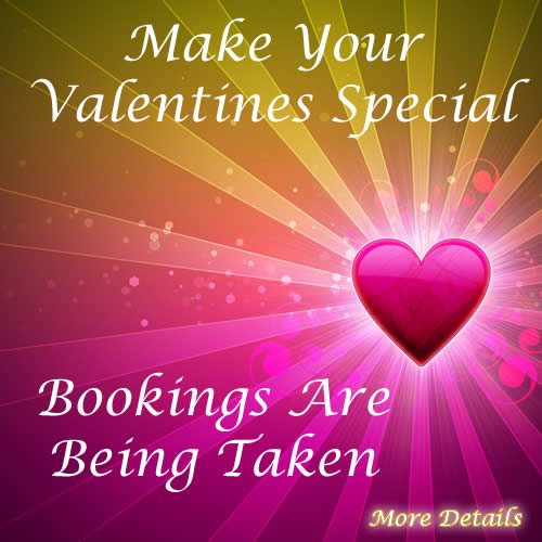 Make your Valentines extra special at Tandoori Nights. Valentines bookings are now being taken